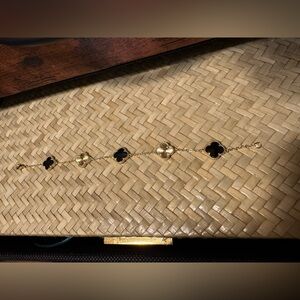 Onyx Clover bracelet